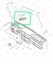 Carica l'immagine nel visualizzatore di Gallery, KIT 2 COPRI DEVIO GUIDA RIVESTIMENTO PLANCIA PIANTONE BLOCCA STERZO IVECO NEW DAILY 35.8 35.10 35.12 93941952 89/99