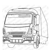 Carica l&#39;immagine nel visualizzatore di Gallery, ALETTA ANTINA PARASOLE LATO SINISTR0 DESTR0 IVECO EUROCARGO TECTOR RESTYLING 60E 75E 80E 100E 120E 150E 180E