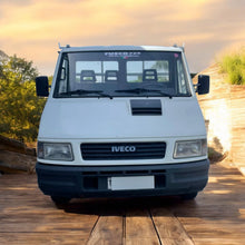 Carica l'immagine nel visualizzatore di Gallery, SEDUTA SEDILE IMBOTTITA CON FODERA TRAMA TESSUTO ORIGINALE IVECO NEW DAILY DAL 1989 al 1996 30.8 35.8 35.10 40.8 40.10 45.10 49.10 59.10