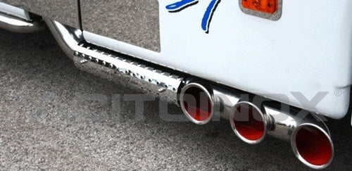 TERMINALE DI SCARICO ACCIAIO INOX 3 USCITE IVECO STRALIS HI-WAY