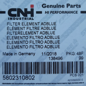 5802310802 FILTRO AD BLUE IVECO STRALIS TRAKKER ASTRA HD9 EURO 6