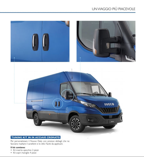 51579 KIT TUNING ACCIAIO CROMATO IVECO DAILY DA 2014
