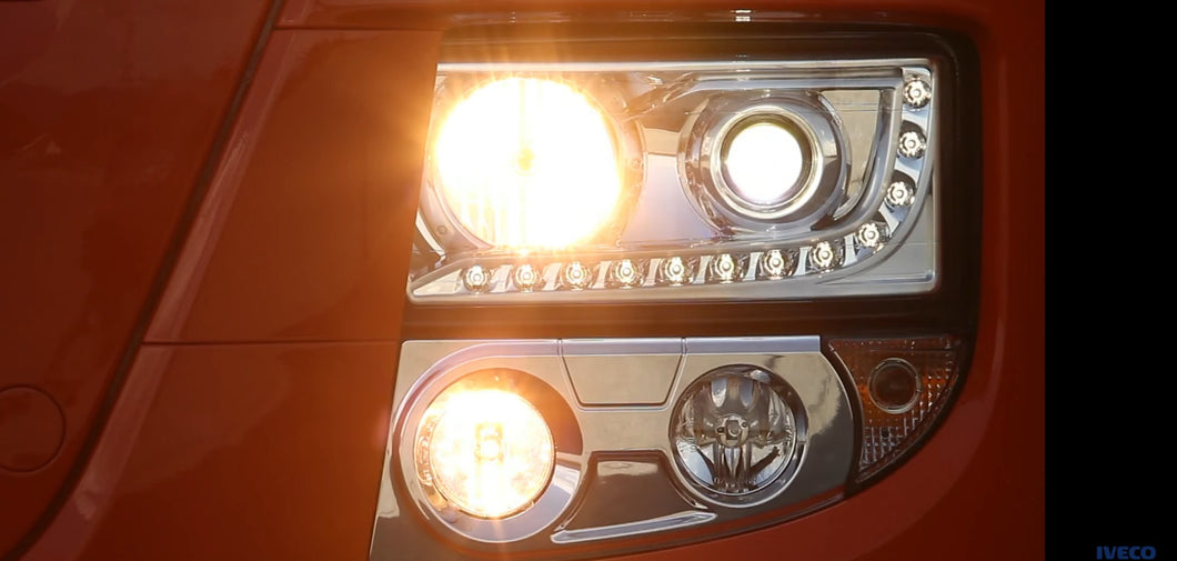 5801745773 5801745774 PROIETTORE XENO + LED ANTERIORE DESTRO - SINISTRO IVECO STRALIS TRAKKER EUROCARGO