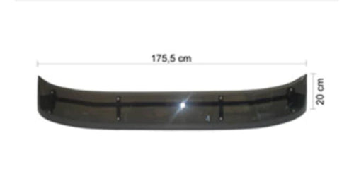 706.39100 VISIERA PARASOLE IVECO DAILY S 2000 FINO A 2013 COMPLETA DI STAFFE